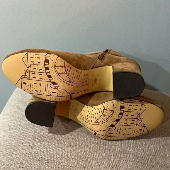 ‎Bella vita brown heeled boots bootie suede - Picture 5 of 9